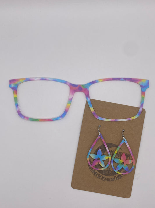 Kaleidoscope Topper With Earrings