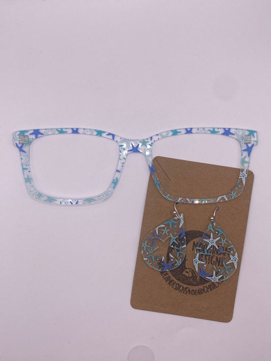 Stafish Topper With Earrings (clear)