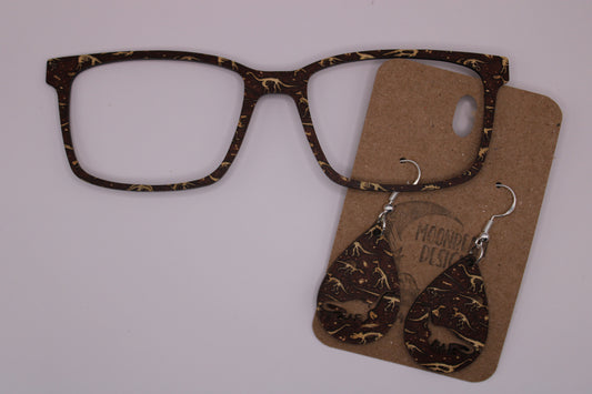 Dinosaur Bones Topper With Earrings