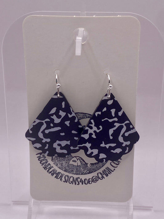 Composition notebook earrings