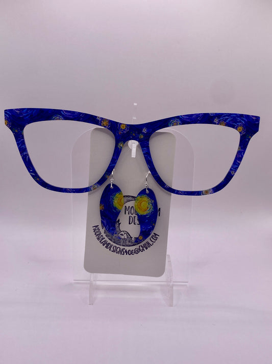 Starry night topper with earrings