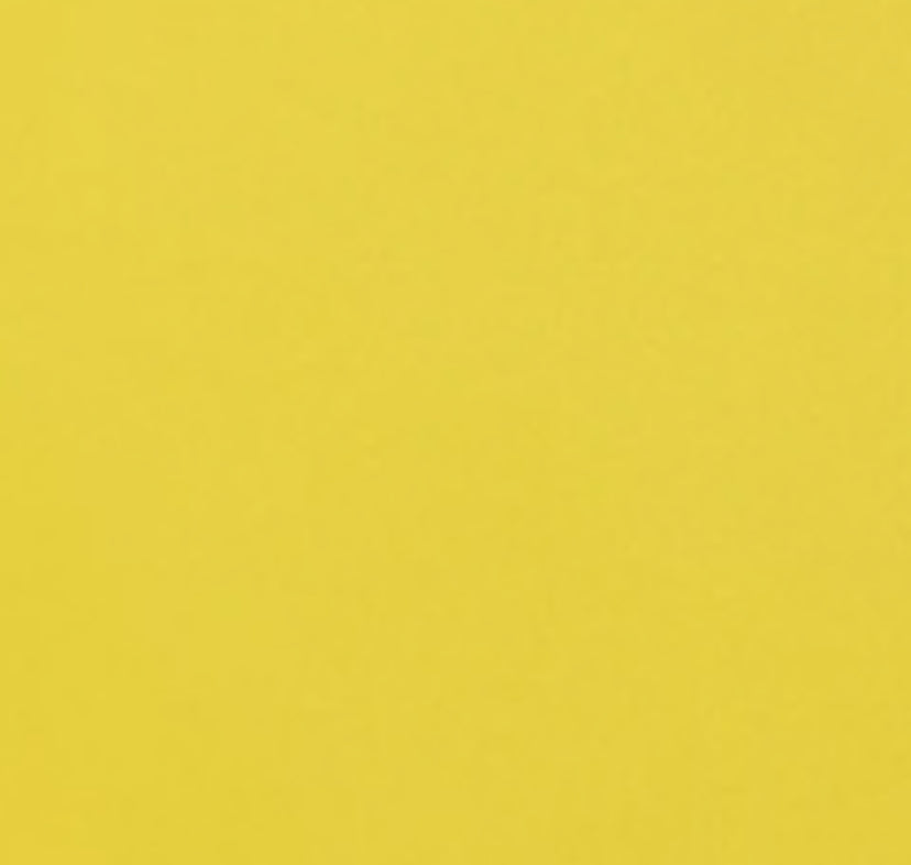 Solid yellow topper