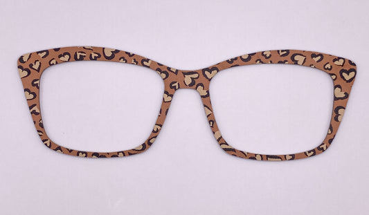 Leopard Hearts topper