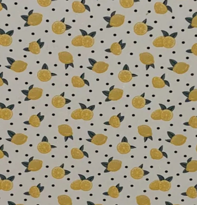 Lemon Topper With Earrings