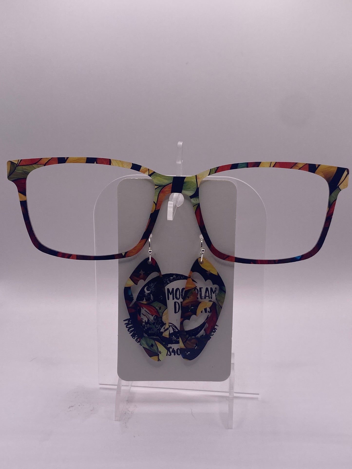 Fall branches topper w earrings