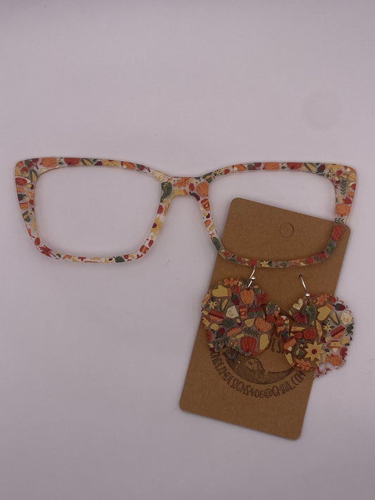 Thanksgiving Topper With Earrings (clear)