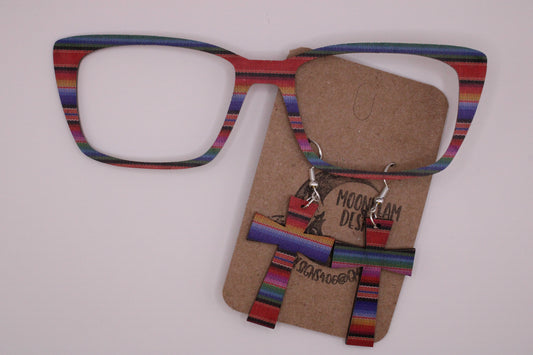 Serape Toppers with earrings