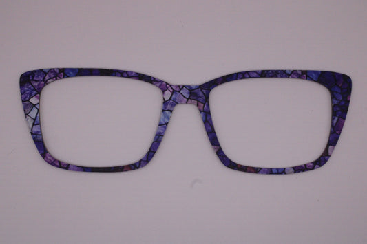 Purple Stained Glass Toppers