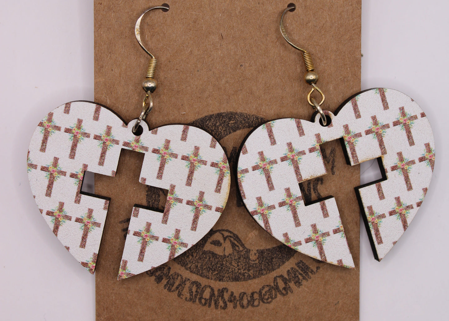 Easter Cross Earrings