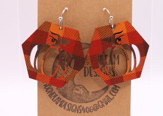 Fall Plaid Earrings