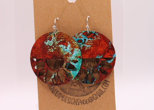 Rust Earrings