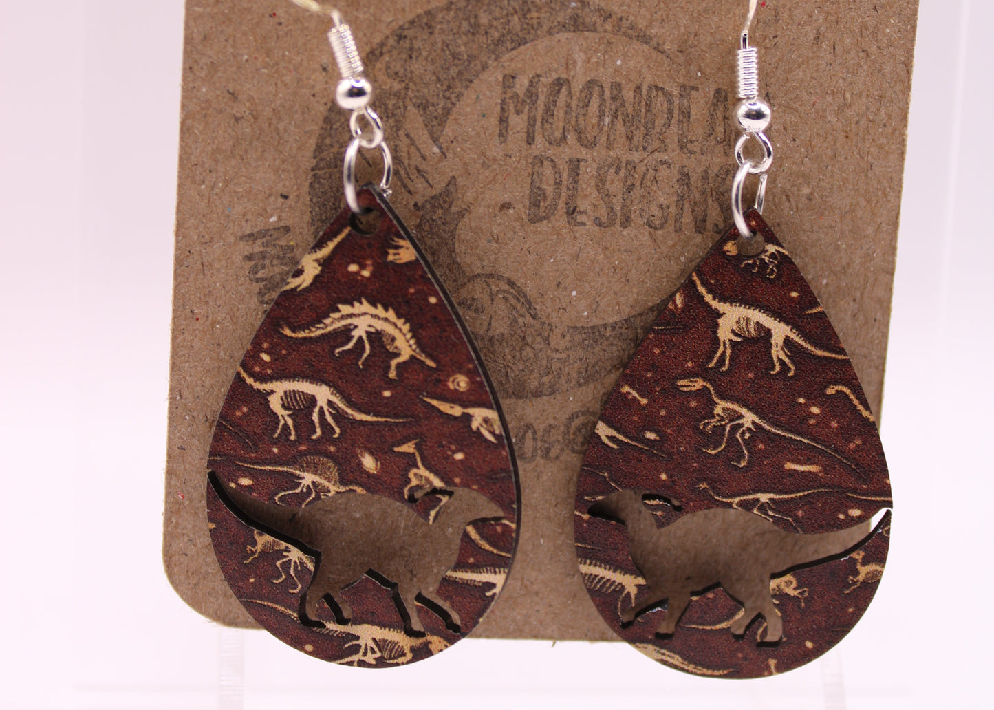 Dinosaur Bones Earrings