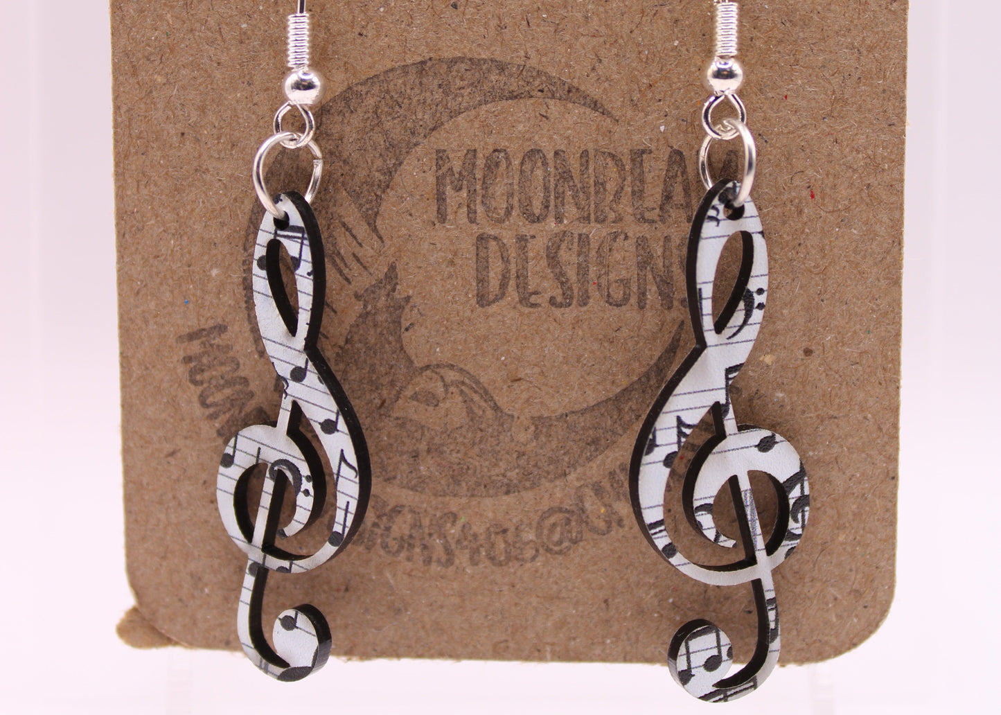 Sheet Music Earrings
