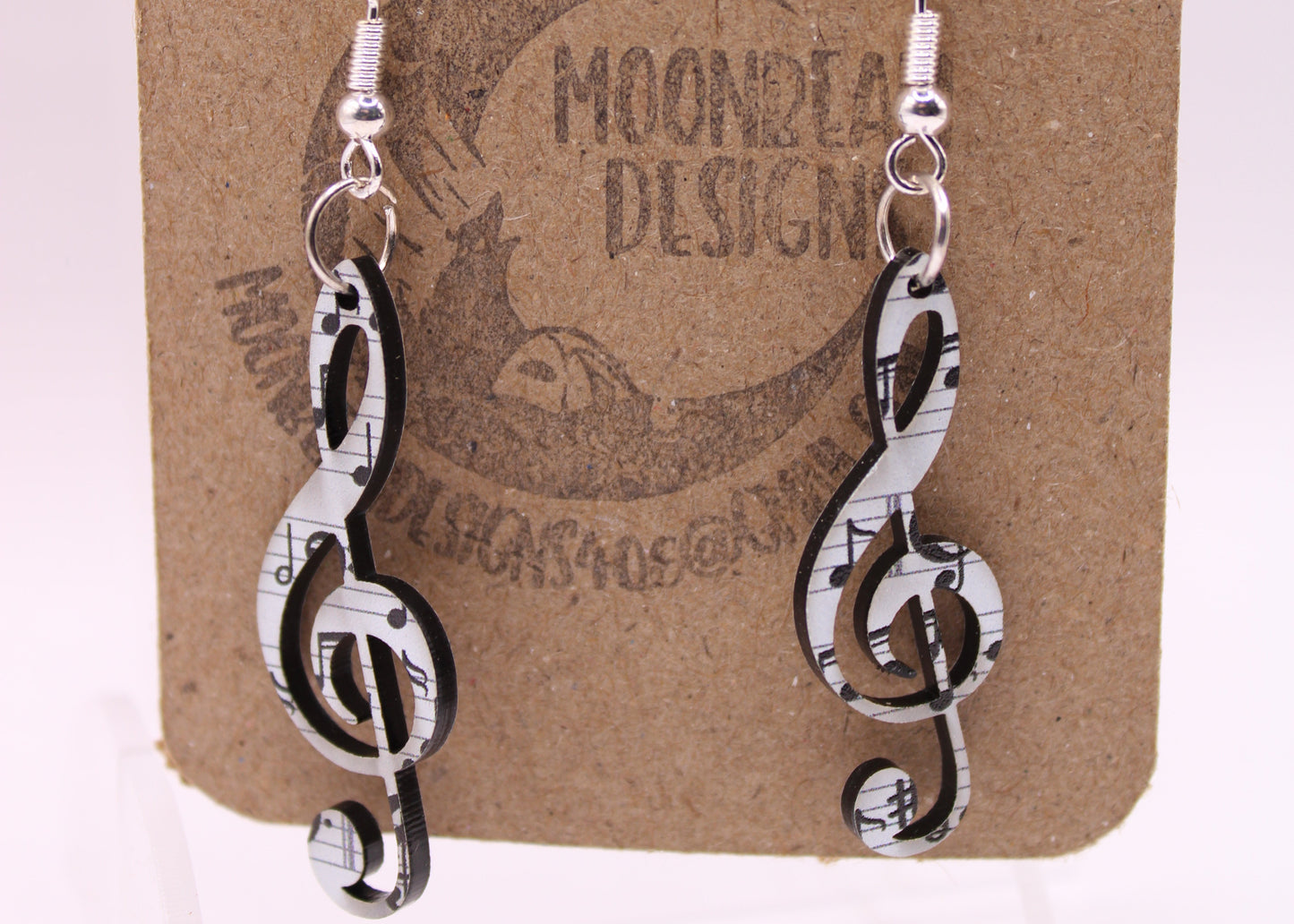 Sheet Music Earrings