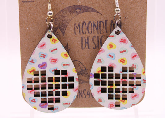 Conversation hearts Earrings