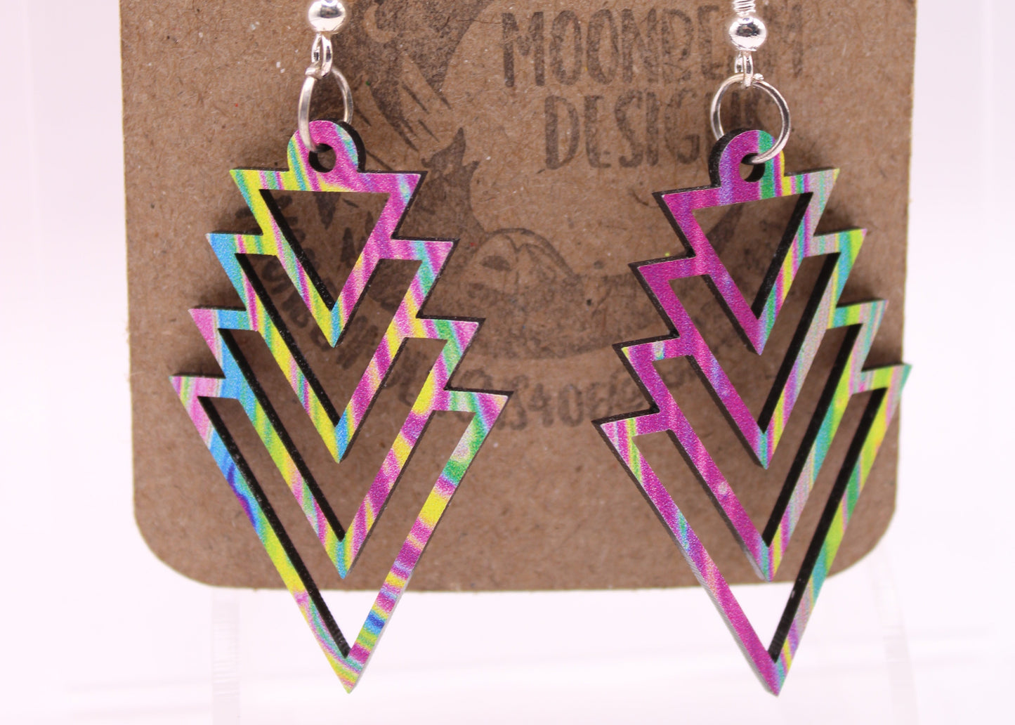 Melting Swirl Geometric Earrings