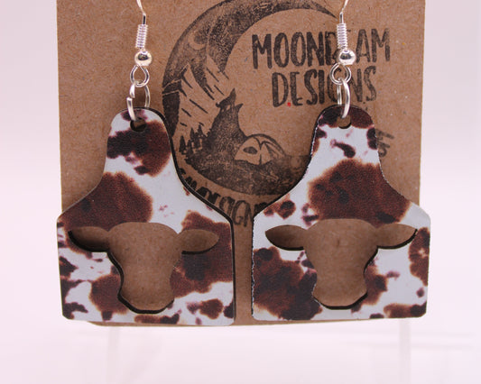 Cowhide Earrings