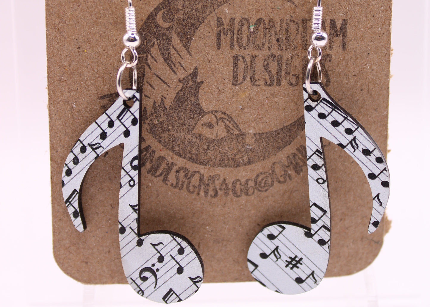 Sheet Music Earrings
