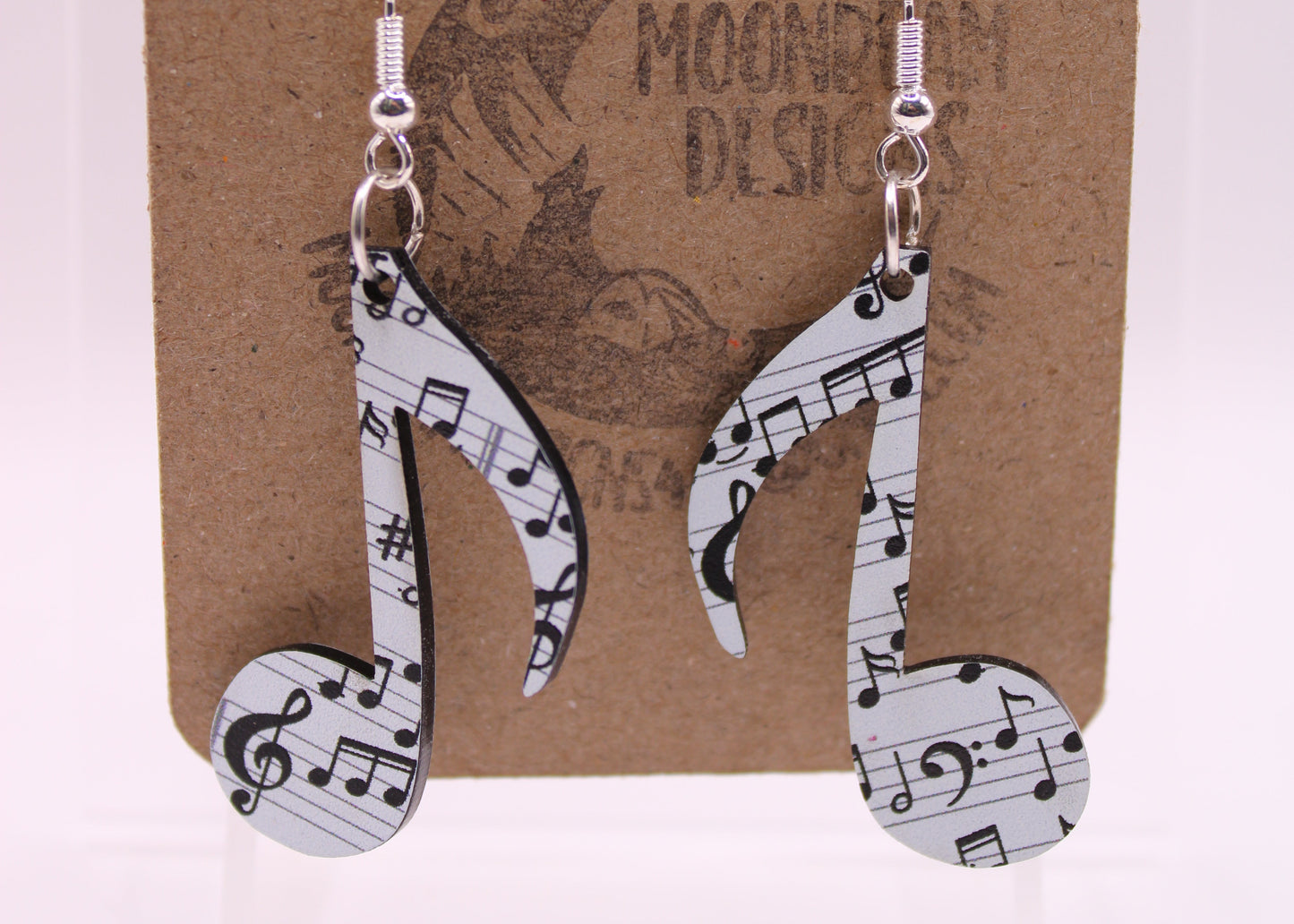 Sheet Music Earrings