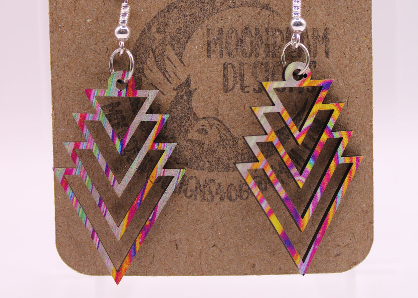 Melting Swirl Geometric Earrings