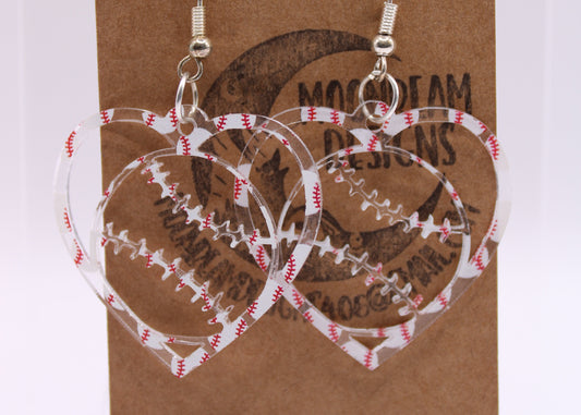 Baseball Earrings