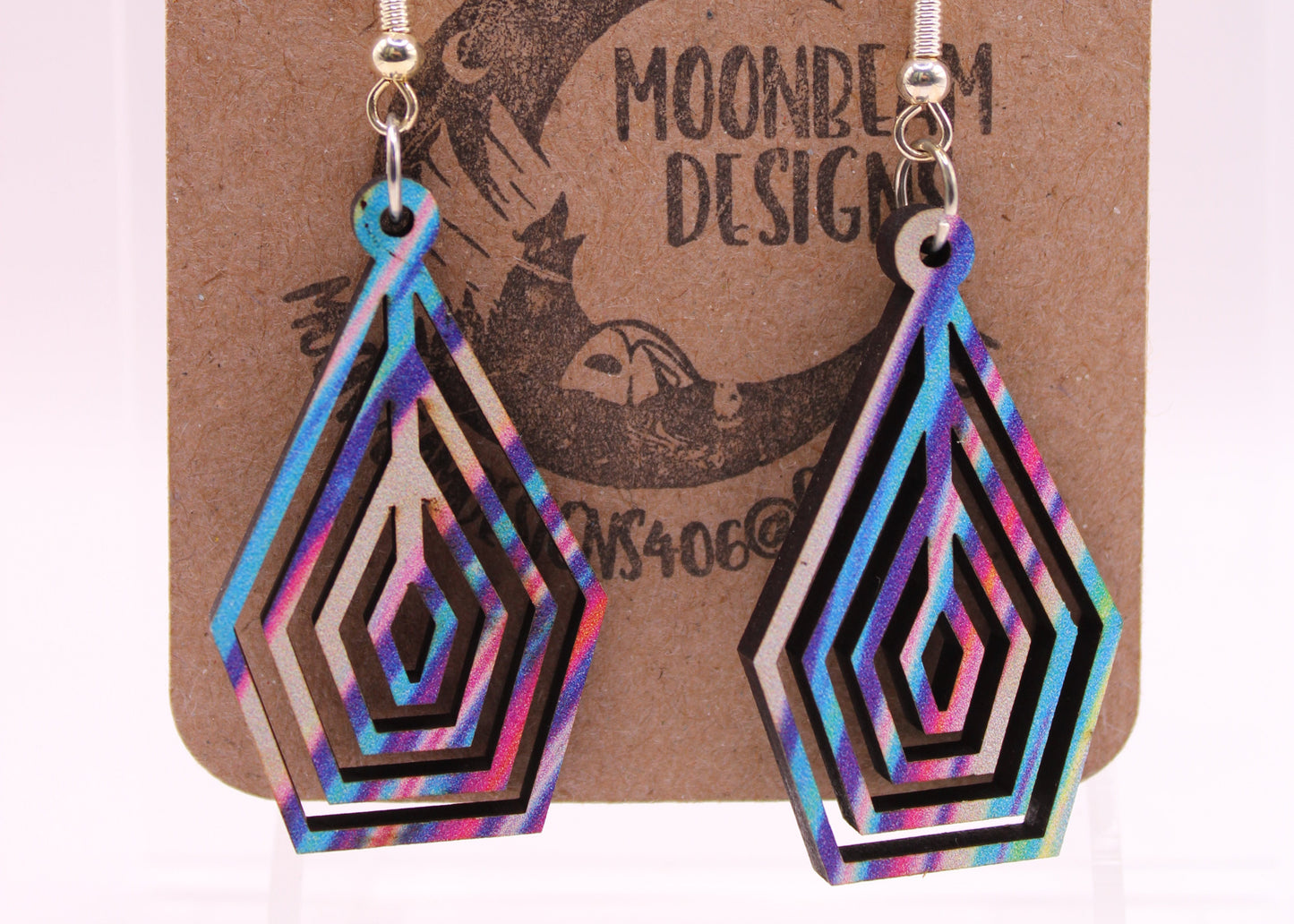 Melting Swirl Geometric Earrings