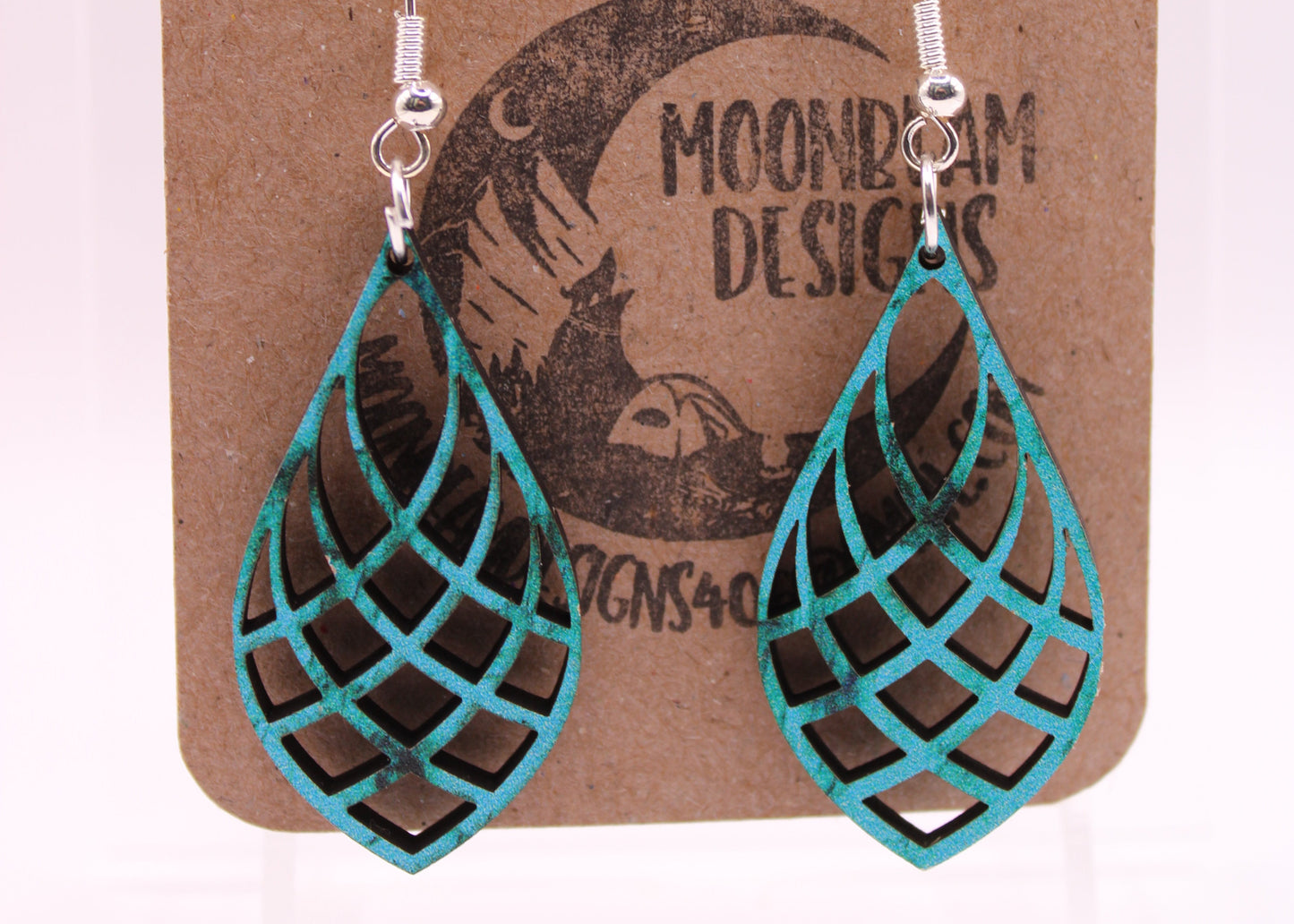 Teal Earrings