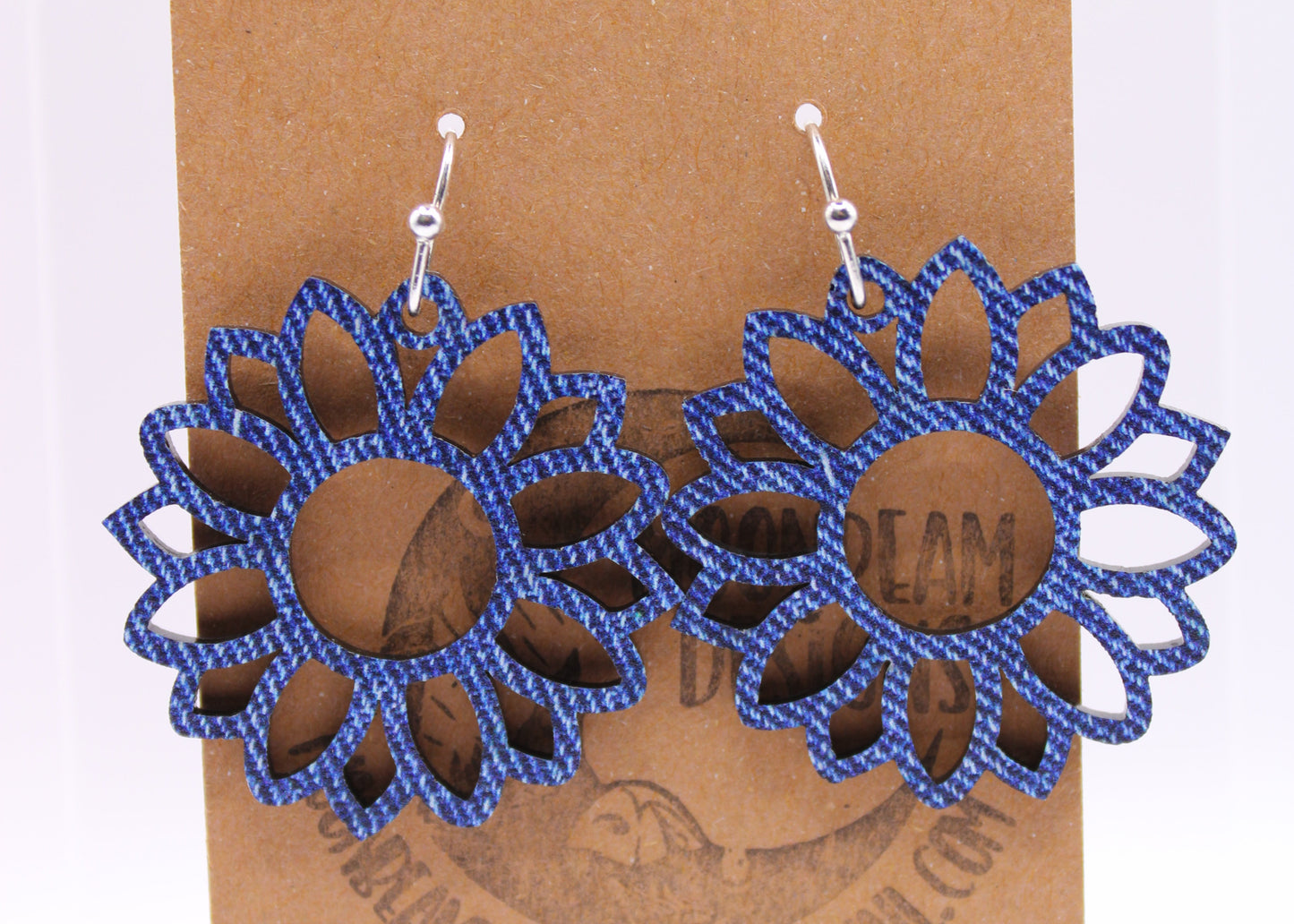 Denim Earrings