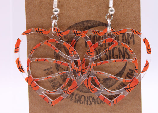 Basketball Earrings