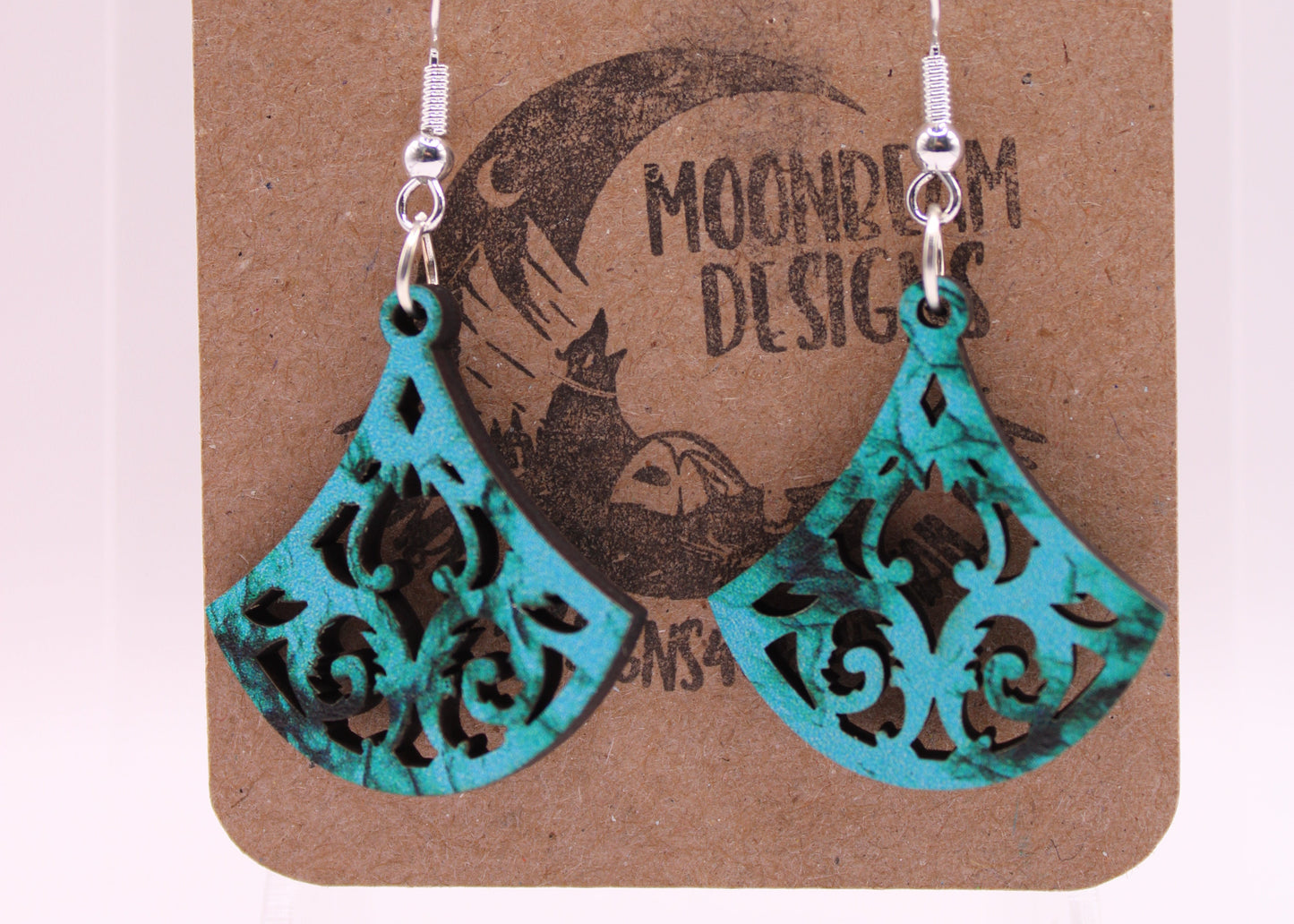 Teal Earrings