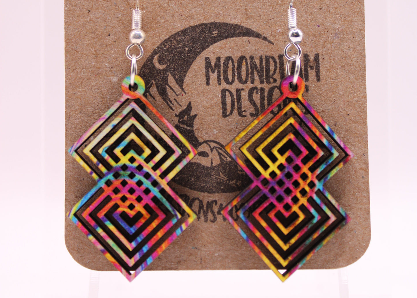 Melting Swirl Geometric Earrings