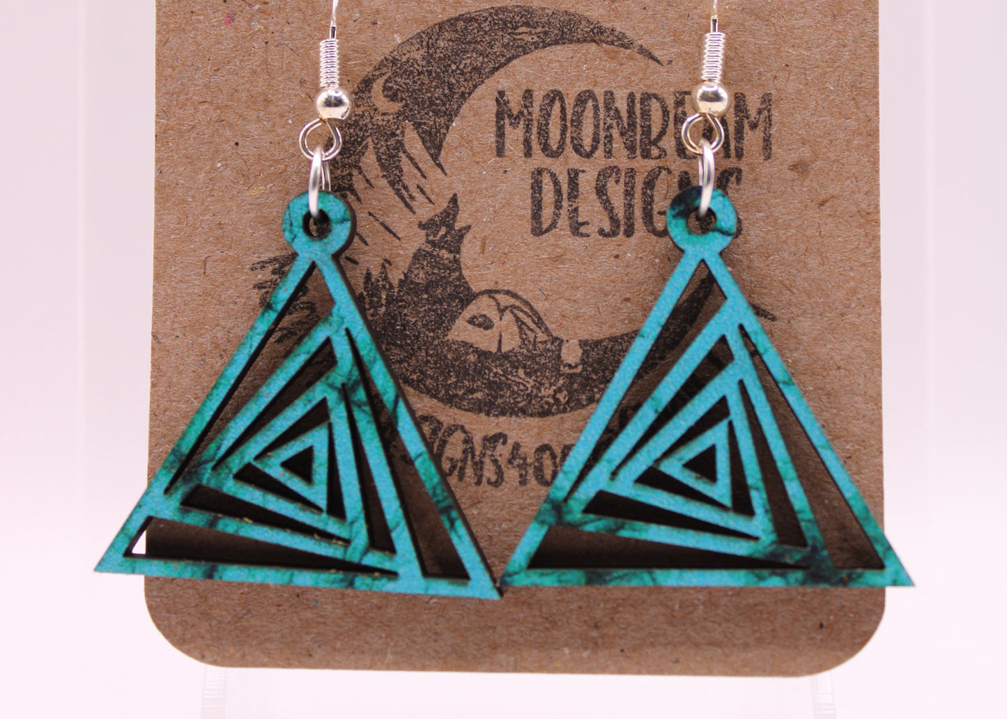 Teal Earrings