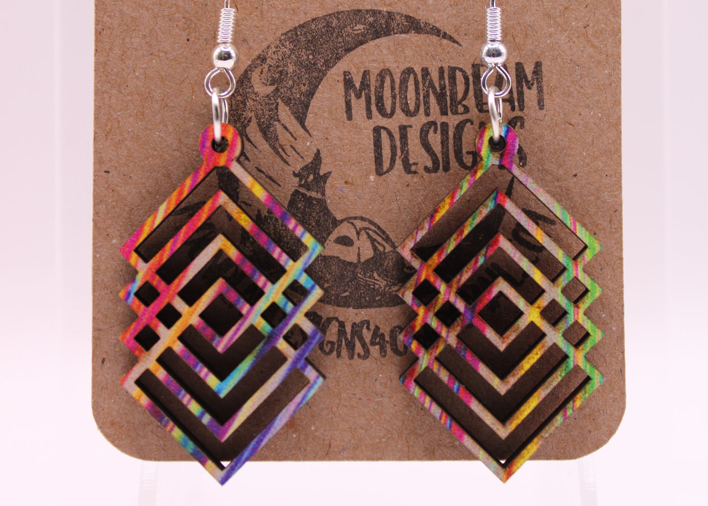 Melting Swirl Geometric Earrings