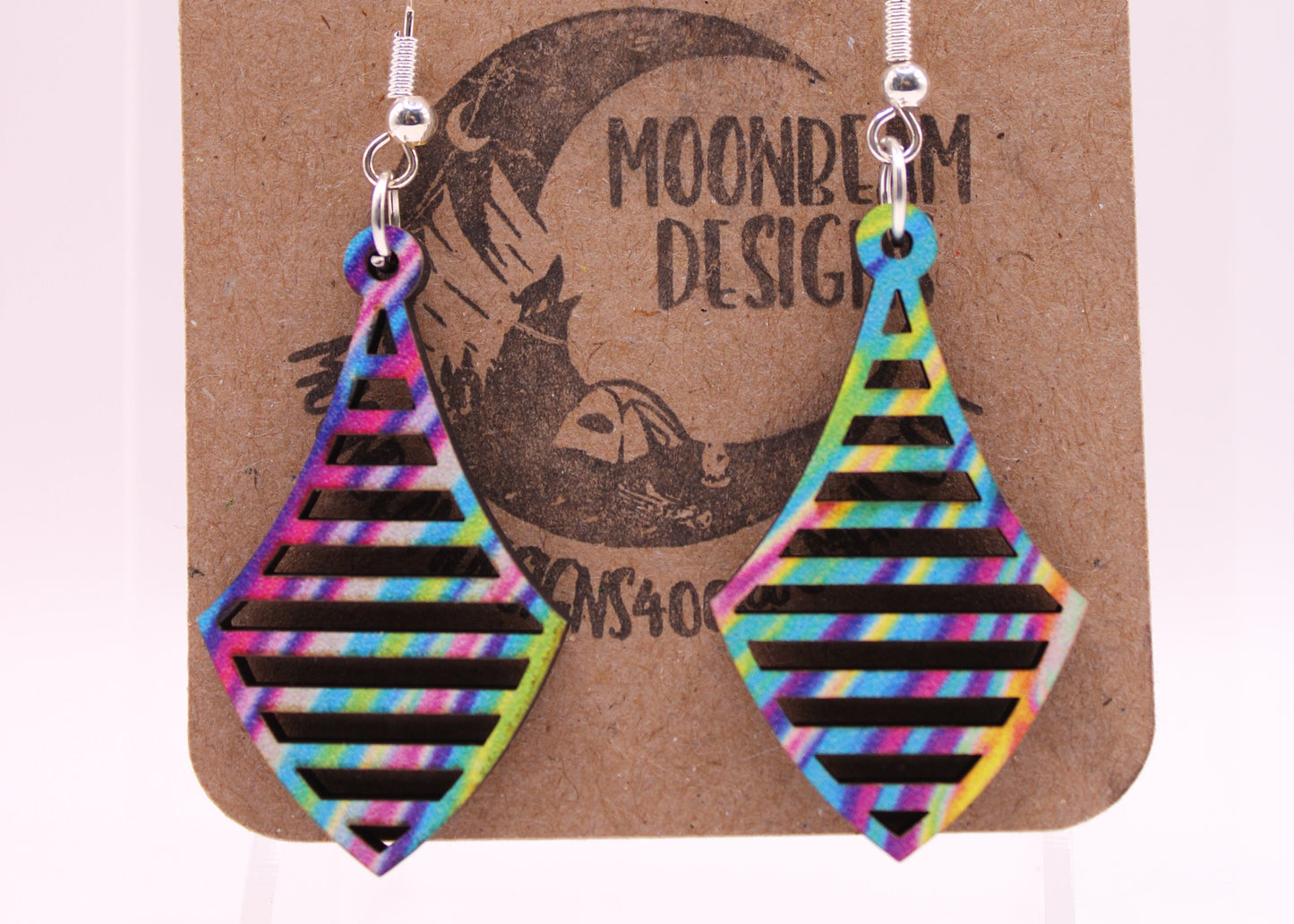 Melting Swirl Geometric Earrings
