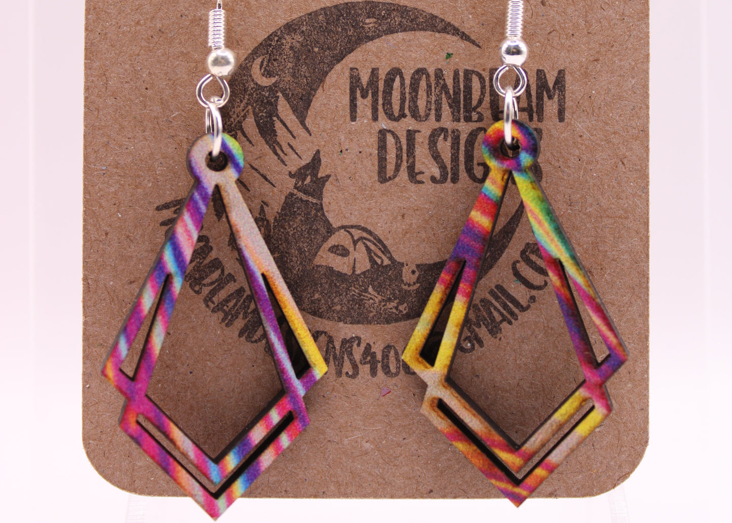 Melting Swirl Geometric Earrings