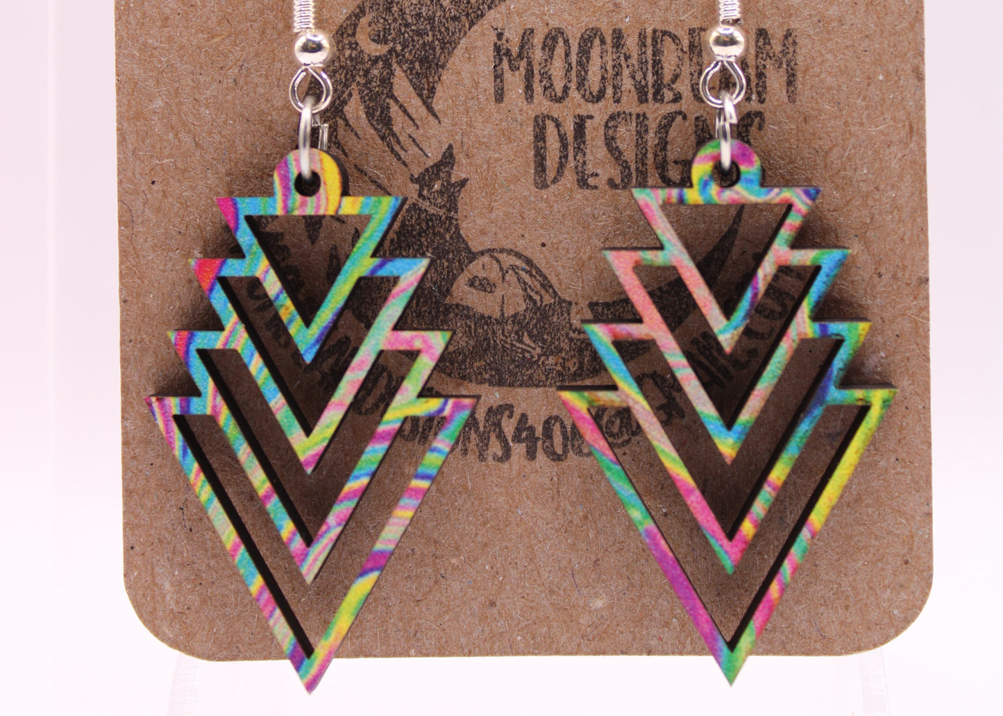 Melting Swirl Geometric Earrings