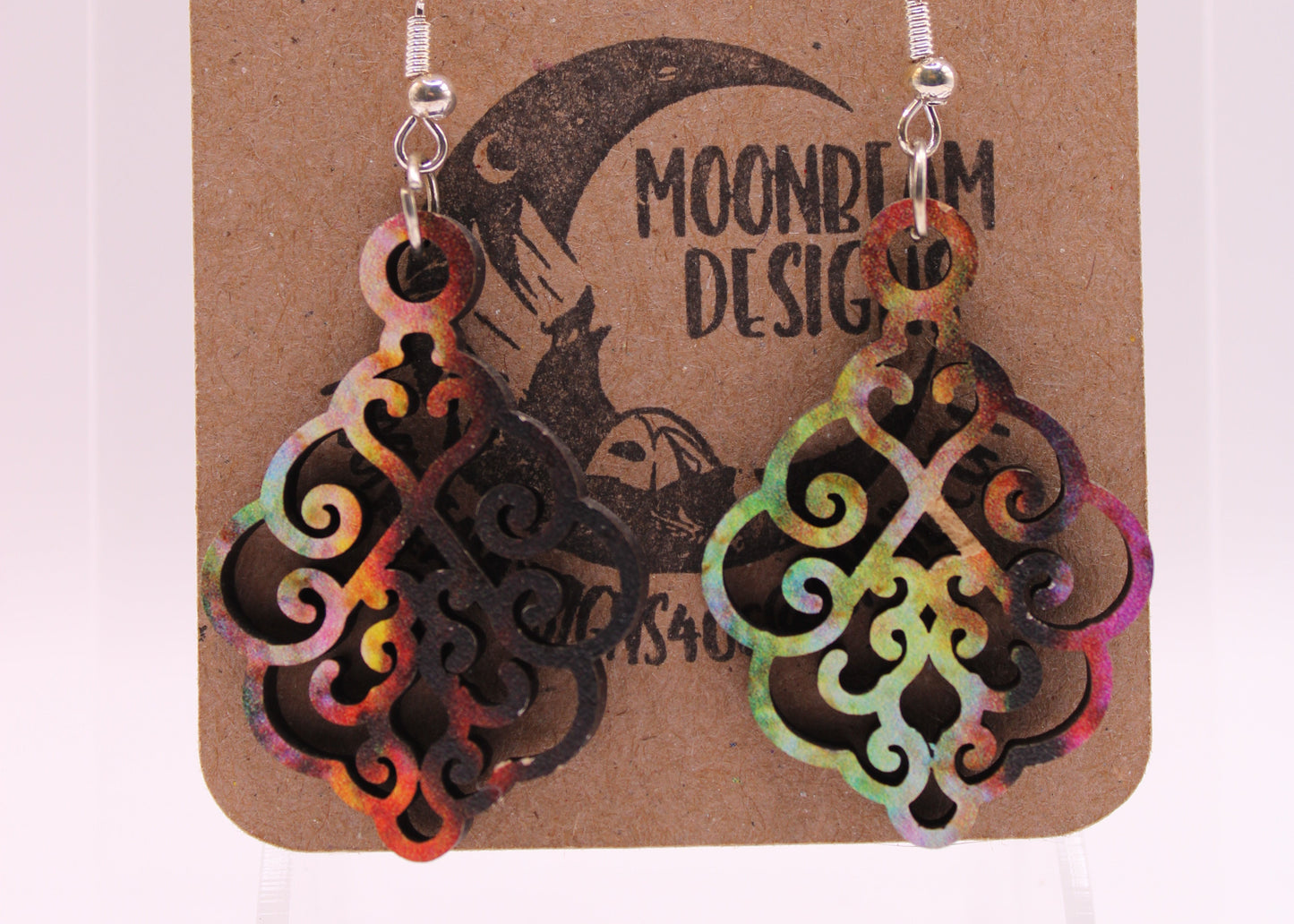 Rainbow Swirl Earrings