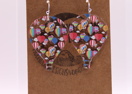 Hot Air Balloon Earrings