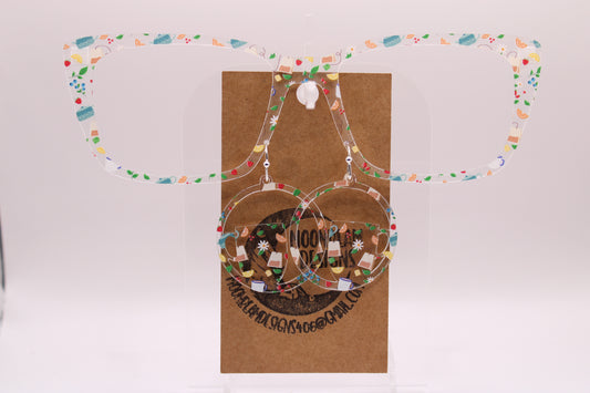Tea Party Topper With Earrings
