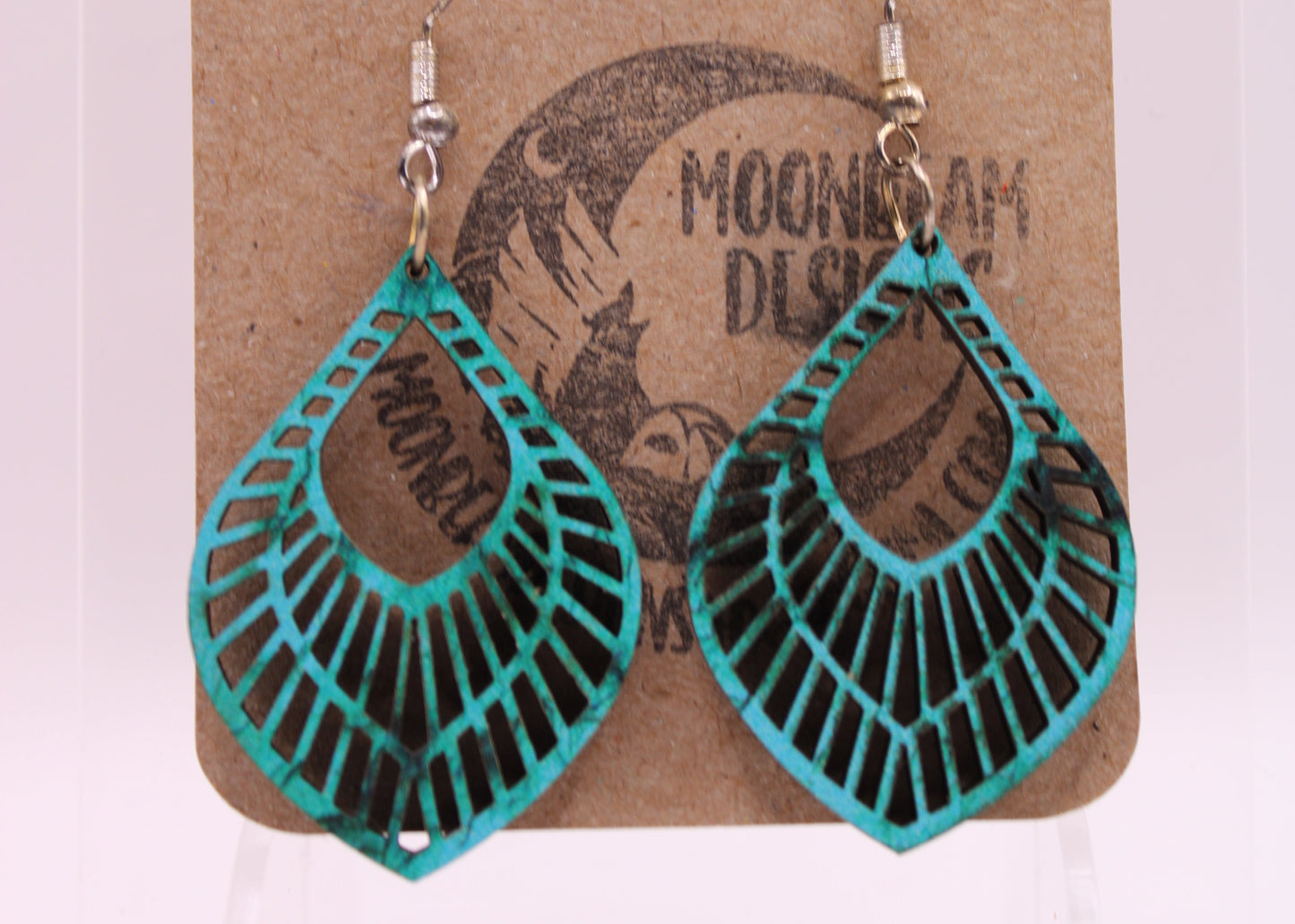 Teal Earrings