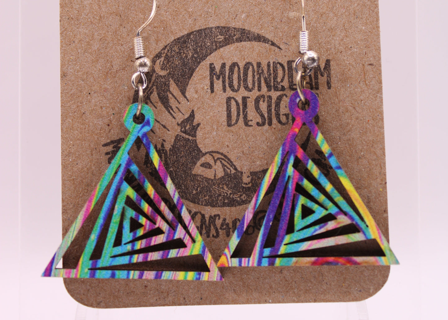 Melting Swirl Geometric Earrings