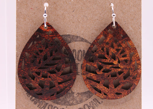 Wood Grain Earrings