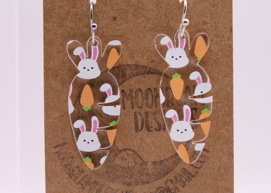 Bunnies & Carrots Earrings