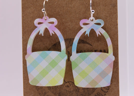 Easter Plaid Earrings