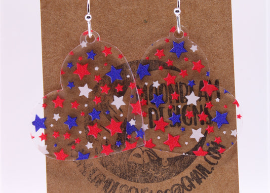 Star Print Earrings
