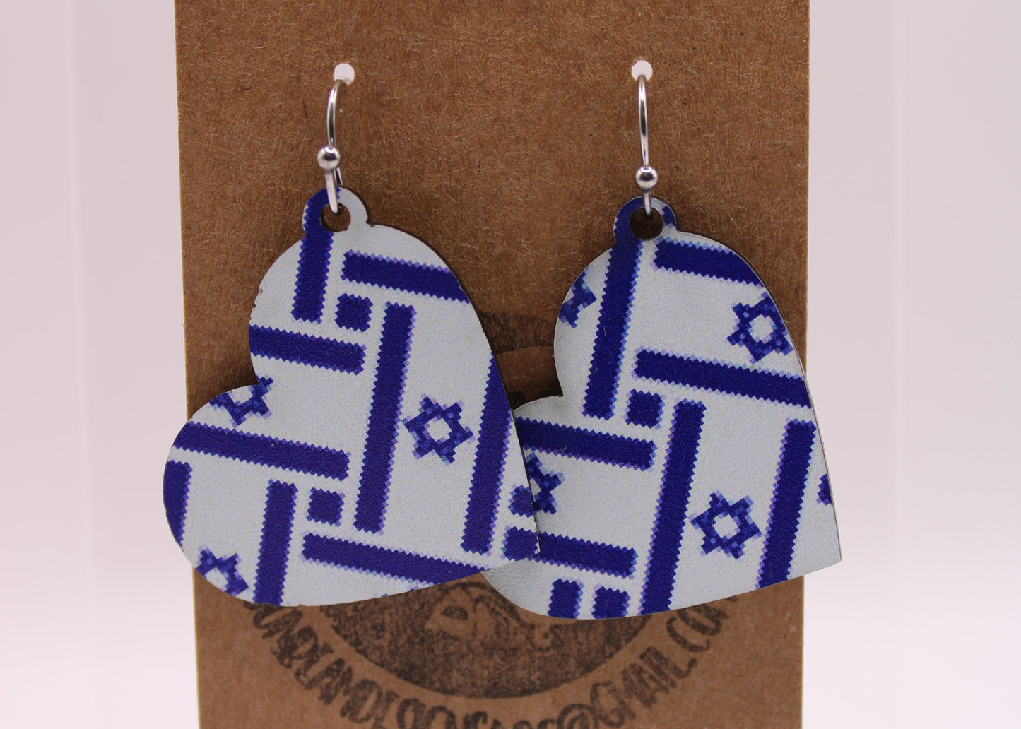 Israel Flag Earrings