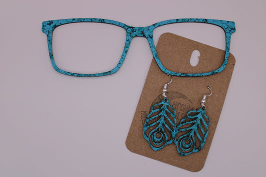 Turquoise Topper With Earrings