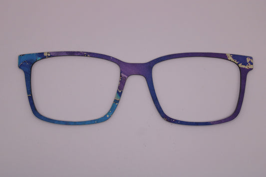 Blue and Purple Swirl Topper