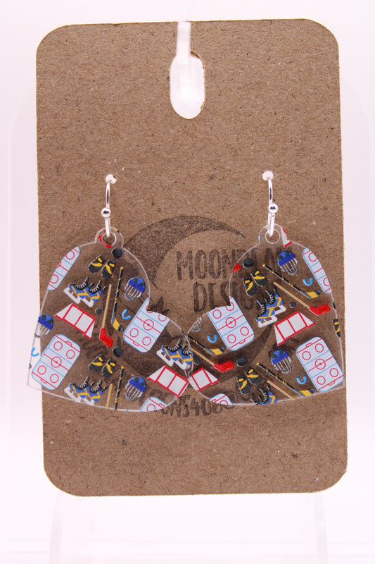 Hockey Earrings