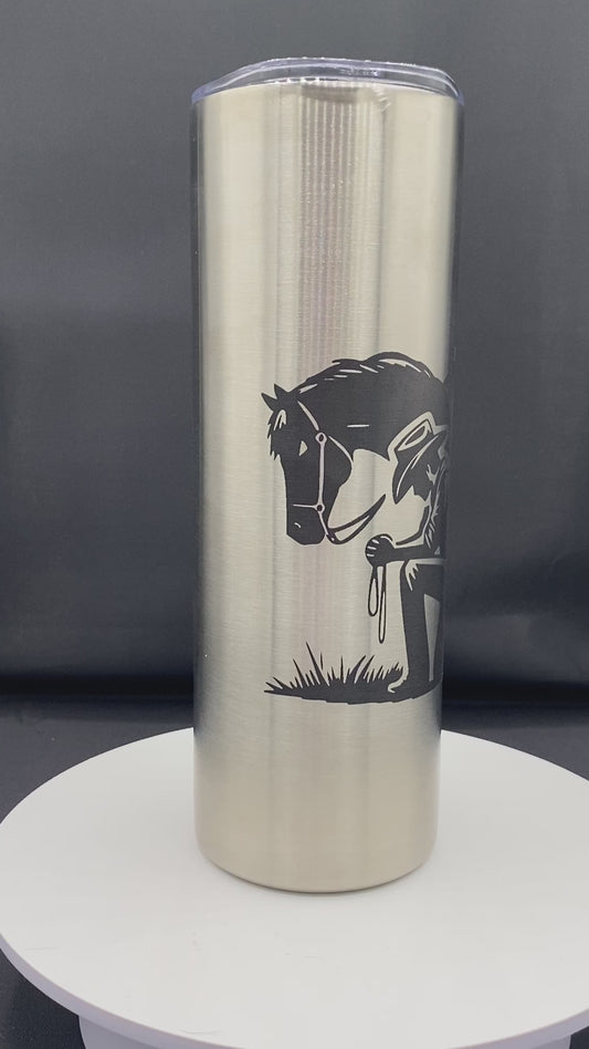 Laser engraved 20 oz. Tumbler